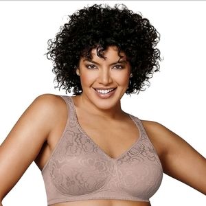 900010 - New Women's 4745 PLAYTEX 18 Hour Ultimate Lift & Support Bra Tan 42C